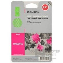 Cactus CLI-451M Картридж струйный  CS-CLI451M пурпурный для Canon MG 6340 5440 IP7240 9,8ml