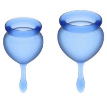 Набор синих менструальных чаш Feel good Menstrual Cup (210711)