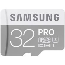 Карта памяти MicroSD 32Gb Samsung PRO Class 10 MB-MG32EA RU {MicroSDXC Class 10 UHS-I U3, SD adapter}