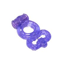 Фиолетовое эрекционное кольцо Rings Treadle с подхватом Фиолетовый