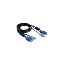 Кабель D-Link DKVM-CB Cable Kit for DKVM Products, PS 2 keyboard cable, PS 2 mouse cable, Monitor cable, Retail