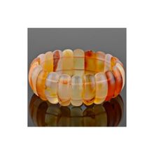 Бусики-Колечки Браслет Сердолик "Лилу" арт. бНСР-3(23-8)-18-1