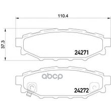 Колодки Тормозные Дисковые | Зад | Subaru Forester (Sj_) 2.0 I Awd 03.2013 -  <=> Subaru Forester (Sh_) 2.0 Awd 01.2010 - Brembo арт. P78020