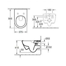 Чаша подвесного унитаза Villeroy & Boch Subway 2.0 5614 R2 01