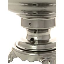 Электрический самовар 10 литров с никелированным покрытием "цилиндр" с автоматическим отключением при закипании, арт. 121040к