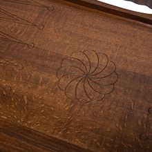 Нарды резные "Самсон и лев" с ручкой 60