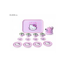 Smoby 24783 Набор посудки 14 пр., металлическая, Hello Kitty