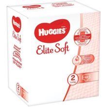 Huggies Elite Soft 164 подгузника в пачке 4 6 кг