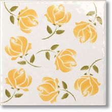 Tonalite Provenzale Decoro Bouquet Giallo Sole 15x15 см