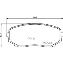 Колодки Тормозные Дисковые | Перед | Mazda Cx-7 (Er) 2.3 Mzr Disi Turbo Awd 06.2006 - 12.2014 <=> Mazda Cx-7 (Er) 2.5 Mzr 07.2009 - 03.2013 NISSHINBO арт. NP5015