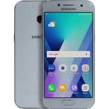 Смартфон Samsung Galaxy A3 (2017) SM-A320FZBDSER Blue (1.6GHz, 2GbRAM, 4.7"1280x720, 4G+BT+WiFi+GPS, 16Gb+microSD, 13Mpx, Andr)