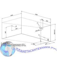 Акриловая ванна Aquanet Accord 150x100 L