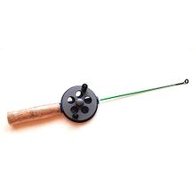 Удилище зимнее, длина 38см, D-70мм, ручка - пробка, арт.ICR#11 GRFish