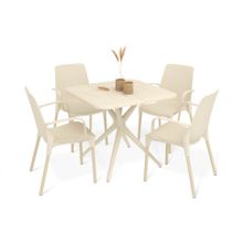 Слайн Обеденная группа SHT-DS202 бежевый ваниль