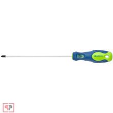 СИБРТЕХ Отвертка, PH2 х 200 мм, CrV, двухкомпонентная рукоятка Сибртех