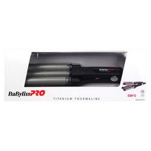 Плойка тройная 22мм-19мм-22мм BaByliss Titanium Tourmaline BAB2269TTE