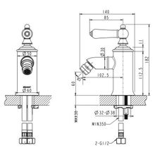 Смеситель для биде Bravat Art F375109G