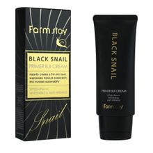 BB крем с муцином черной улитки SPF50+ PA+++ FarmStay Black Snail Primer B.B Cream 50г