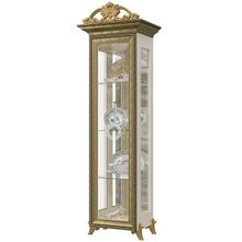 Мэри-Мебель Витрина Версаль ГВ-01К цвет слоновая кость ID - 292270