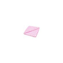 Одеяло ЕРМОШКА клетка, 110x140см, розовый, розовый