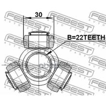 Трипод Ford Focus Cb4 2008-2011 [Eu] 22*30 Мм Febest арт. 2116CAK