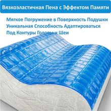 Подушка с охлаждающим эффектом   MEMORY FOAM SUPPORT 100S COOL GEL