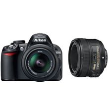 Nikon D3100 Kit AF-S 18-55mm DX VR + 50mm 1.8G