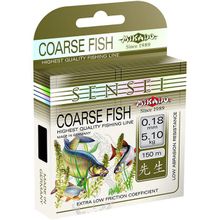 Леска мононить Mikado SENSEI COARSE FISH 0,16 (150 м) - 4.15 кг.