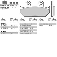 BREMBO Тормозные колодки BREMBO 07HO3509