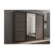 РВ-мебель Шкаф-купе 3-х дверный Кааппи 2 Орех Тьеполло 240х60х230 см