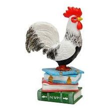 Magic-Time Декоративная шкатулка Петушок на книжках с фигуркой на крышке (42082)
