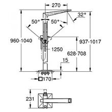 Смеситель Grohe Allure Brilliant 23119000 напольный