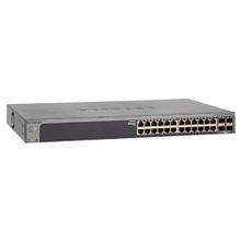 netgear (Гигабитный smart-коммутатор на 24хge + 2х10g-baset + 2хsfp+ порта, стекируемый) gs728tx-100nes