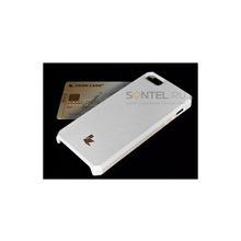 Накладка Jisoncase Executive для iPhone 5 белая JS-IP5-001white