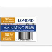 LOMOND 1301122 плёнка матовая 85 х 120 мм, 100 мкм, 25 пакетов (50 листов)