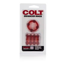 Набор из двух красных эрекционных колец COLT Enhancer Rings Красный