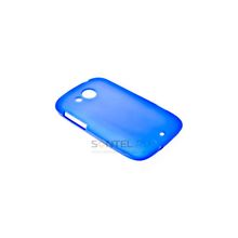 Силиконовый чехол для HTC Desire C синий в тех.уп.