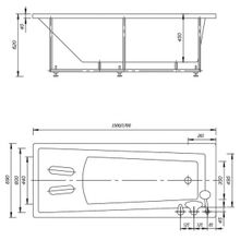 Aquatek Акриловая ванна Либра 170