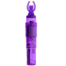 Фиолетовый клиторальный стимулятор-ракета с мишкой GOOD VIBES BEAR VIBRATOR Фиолетовый