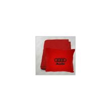 Плед в чехле Audi красный вышивка черная