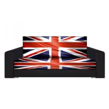 Диван Британский флаг 4 флок фото-принт 120 ППУ