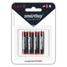 SmartBuy Батарейки Smartbuy LR03 (AAA) 4шт в блистере