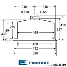 Встраиваемая вытяжка Neff D55ML66N1