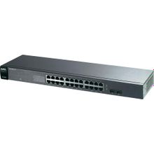 Коммутатор zyxel gs1100-24 24x10 100 1000tx l2 rj-45 неуправл с 2-мя sfp слотами (gs1100-24)