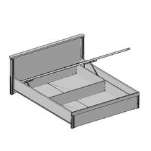 Кровать 160 с подъемным механизмом Milan