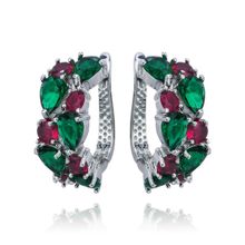 Серьги c посеребрением (арт. 75165-5)