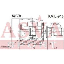 Шрус Внутренний | Лев | ASVA арт. KAIL910