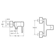 Смеситель Jacob Delafon Cuff E45533-CP для душа