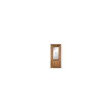 Межкомнатная дверь Деканто Дуб Мускат, Модель 5022 Дуб Мускат, Стекло «Меандр»