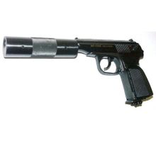 Пневматический пистолет МР 654К с фальшглушителем